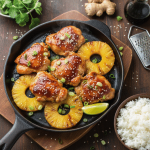 Teriyaki Chicken with Pineapple